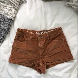Corduroy Volcom shorts